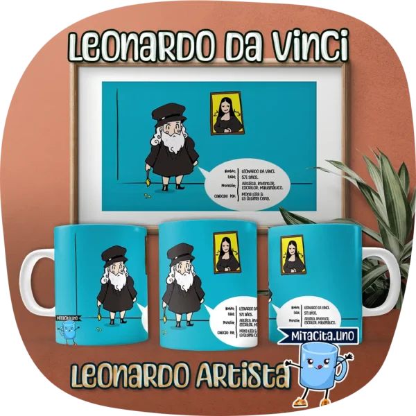 Leonardo Da Vinci - Caricatura